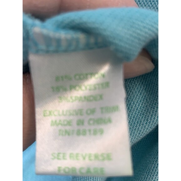 Lilly Pulitzer Charlene Shift Dress Women's Size L Teal Career Office - Picture 4 of 8